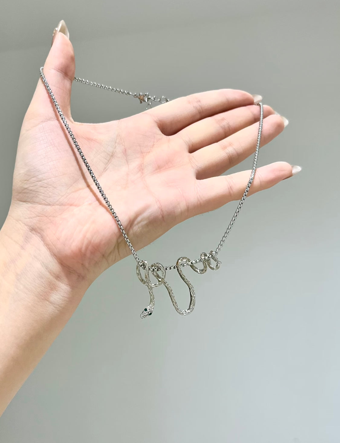 Emerald Viper Necklace