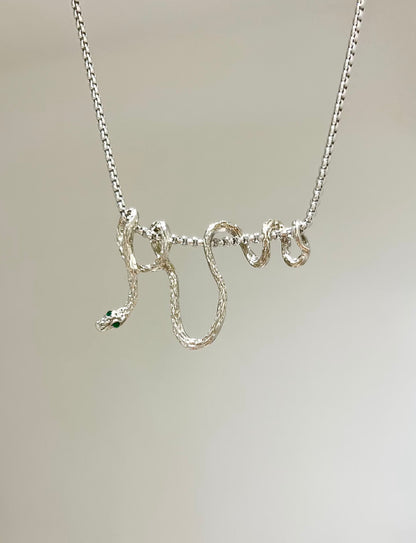 Emerald Viper Necklace