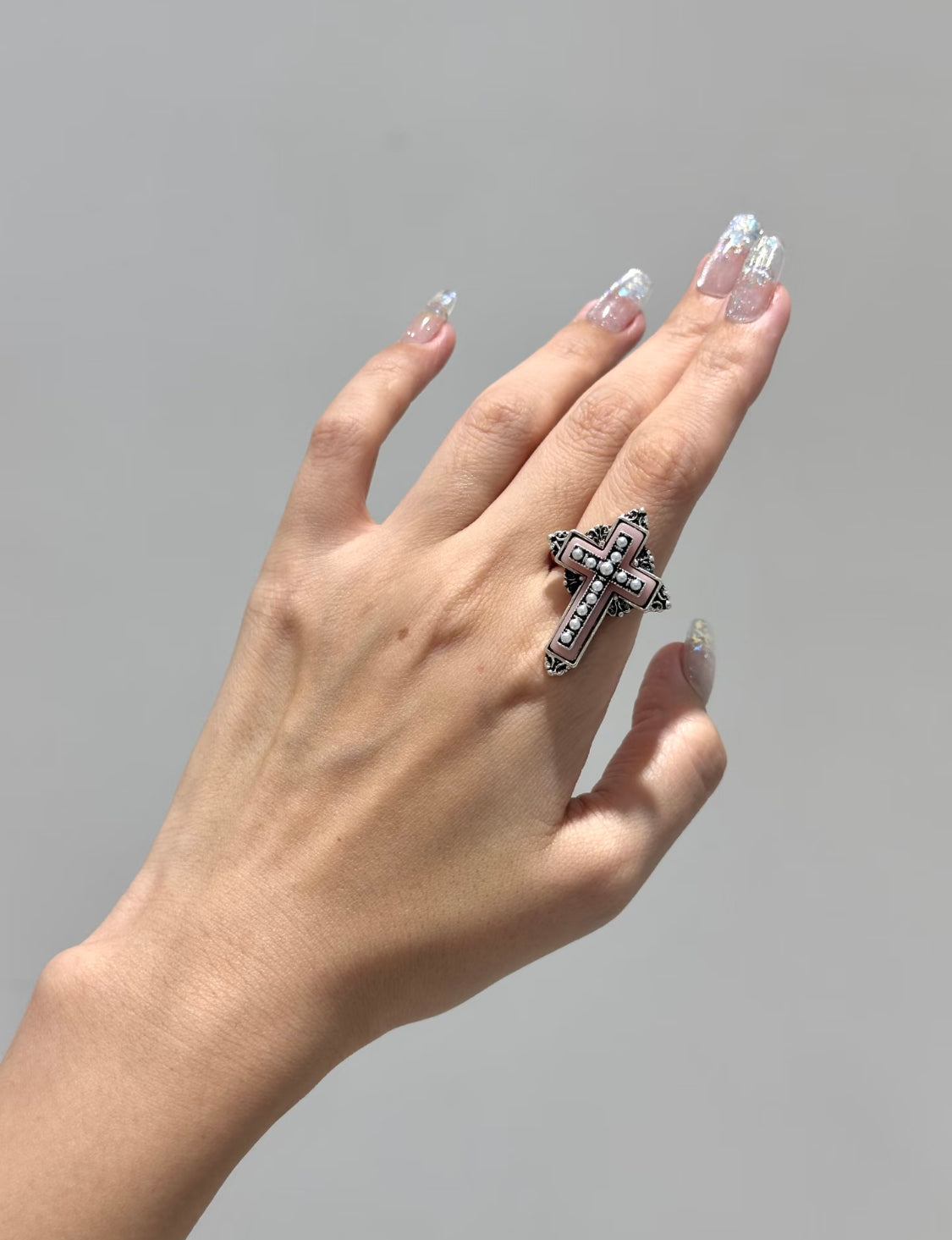 Victorian Pearl Cross