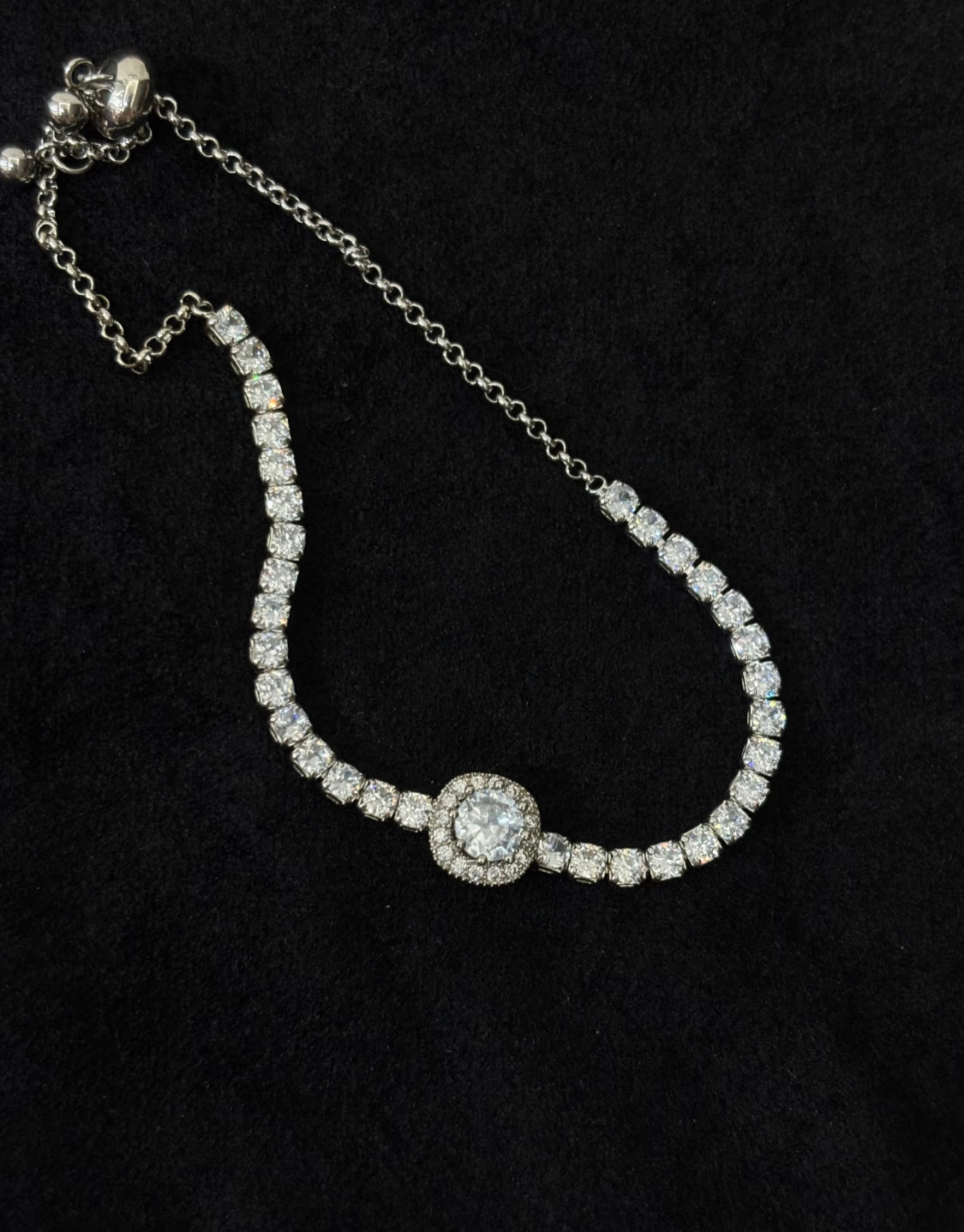 Midnight Sparkle Bolo Bracelet