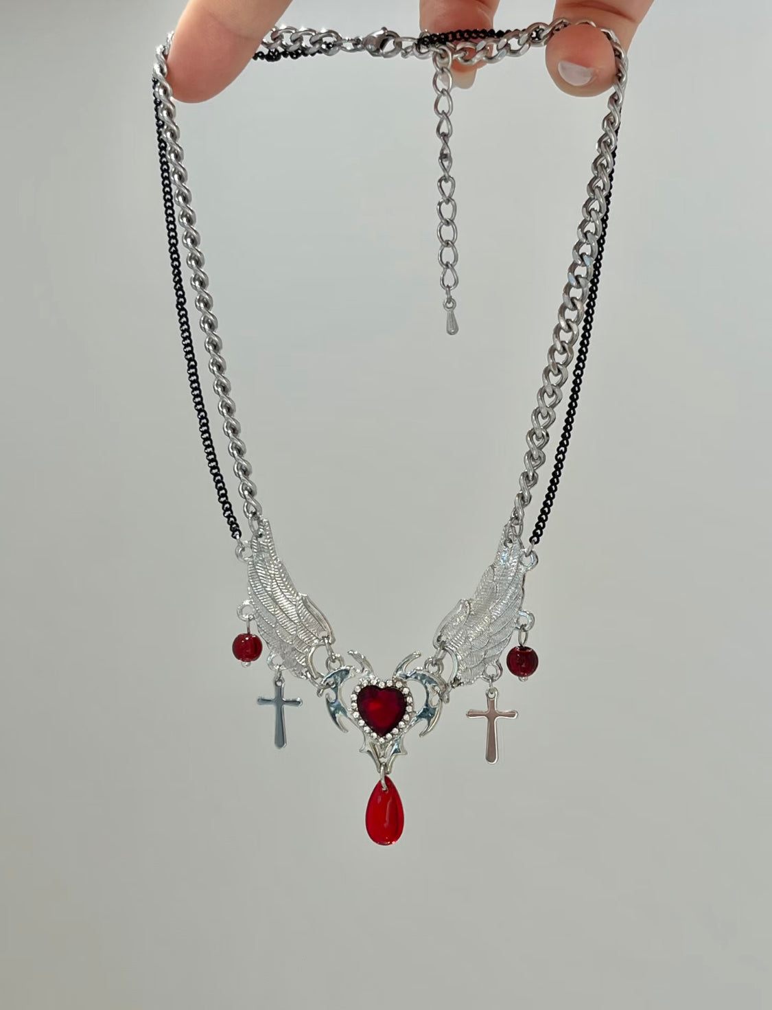 Sacred Heart of Wings Necklace