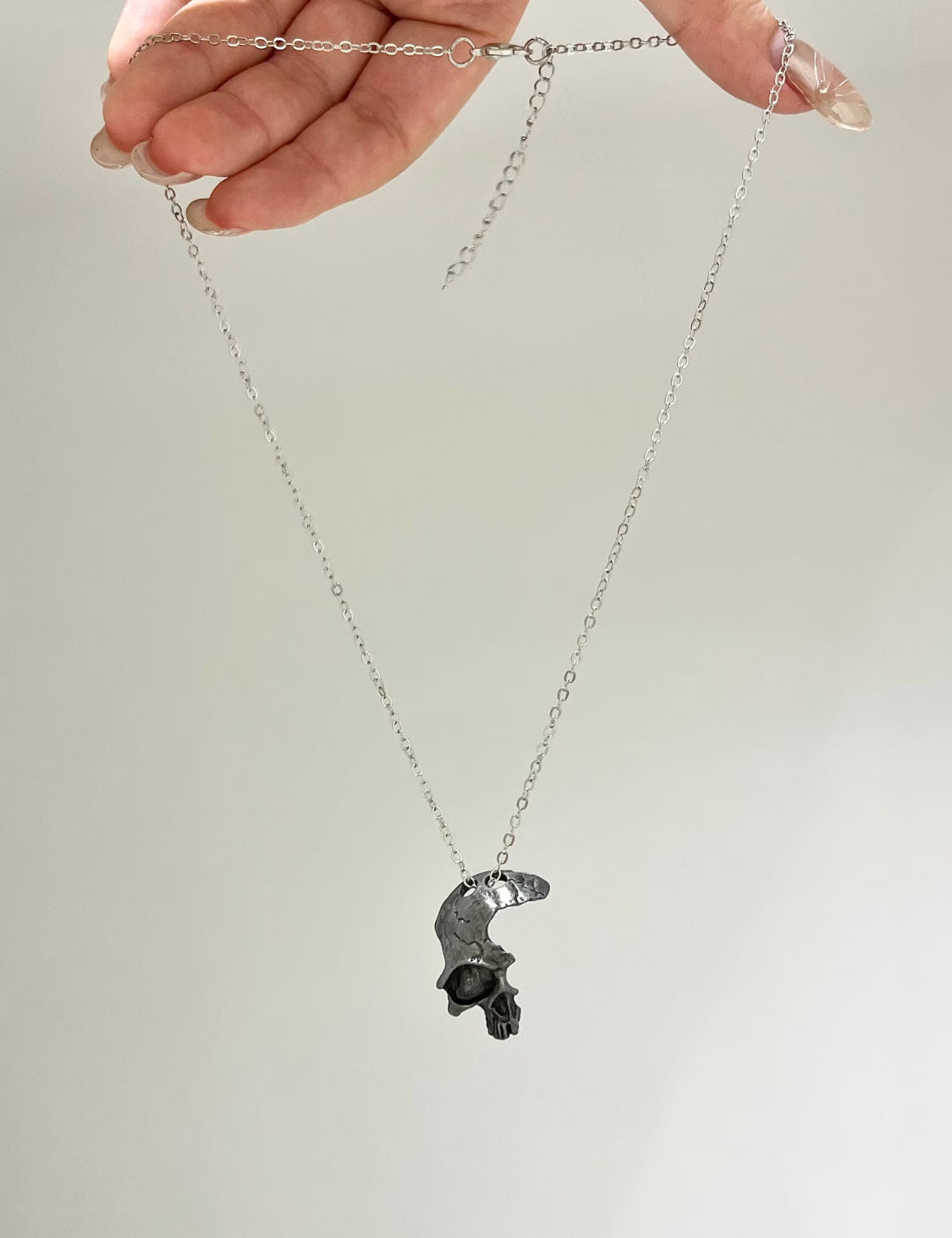 Crescent Cranium Necklace