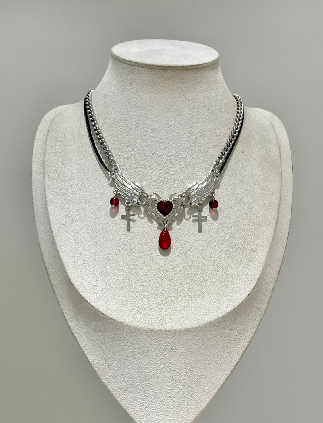 Sacred Heart of Wings Necklace