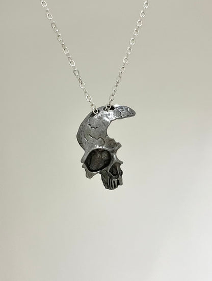 Crescent Cranium Necklace