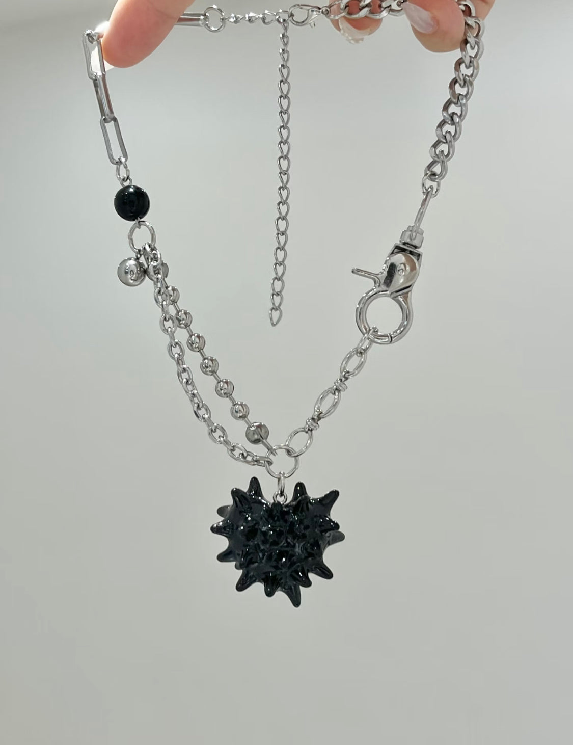 Glitch-Core Link Necklace