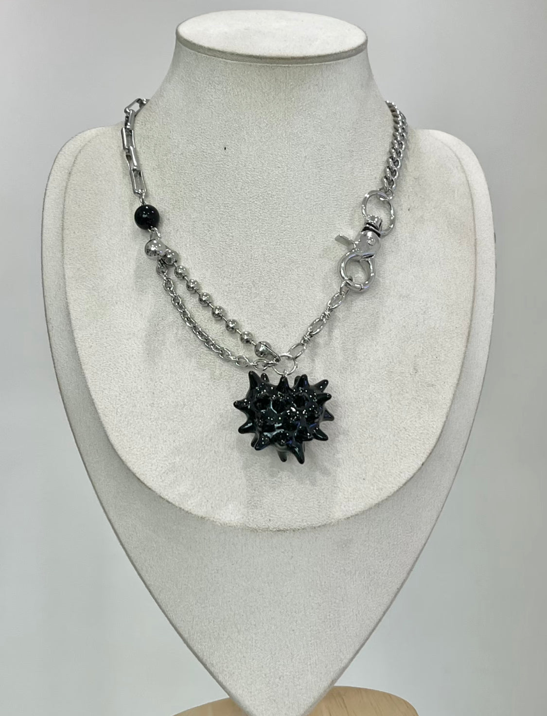Glitch-Core Link Necklace