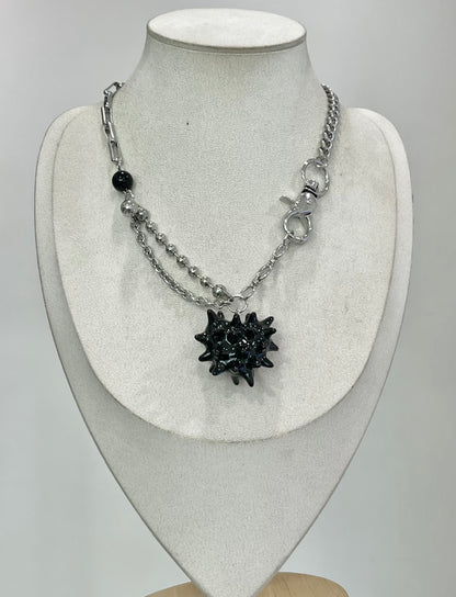 Glitch-Core Link Necklace