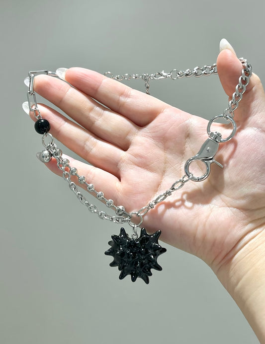 Glitch-Core Link Necklace