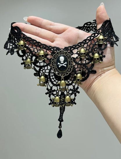 Memento Mori Lace Choker