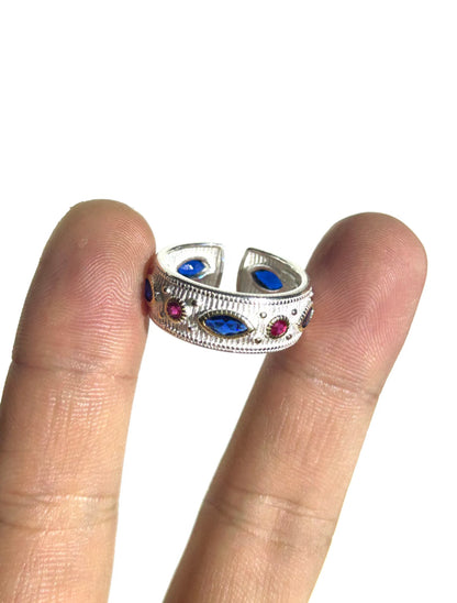 Regal Mosaic Adjustable Ring