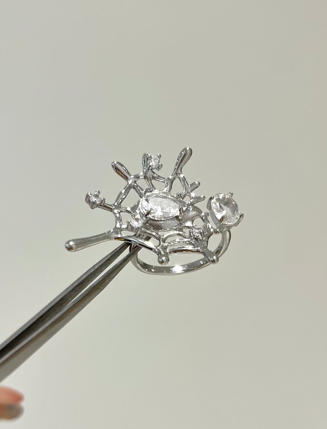 Silver Gossamer Ring