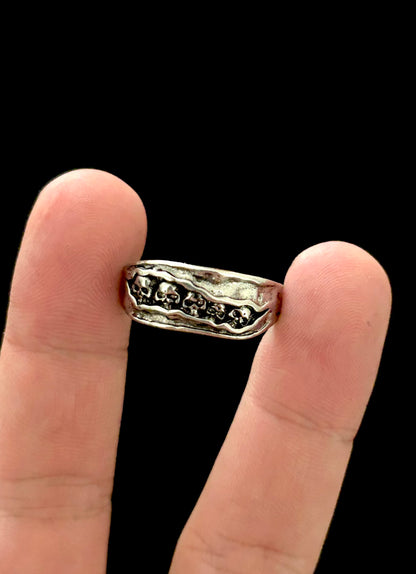 Pierced Heart Signet Ring