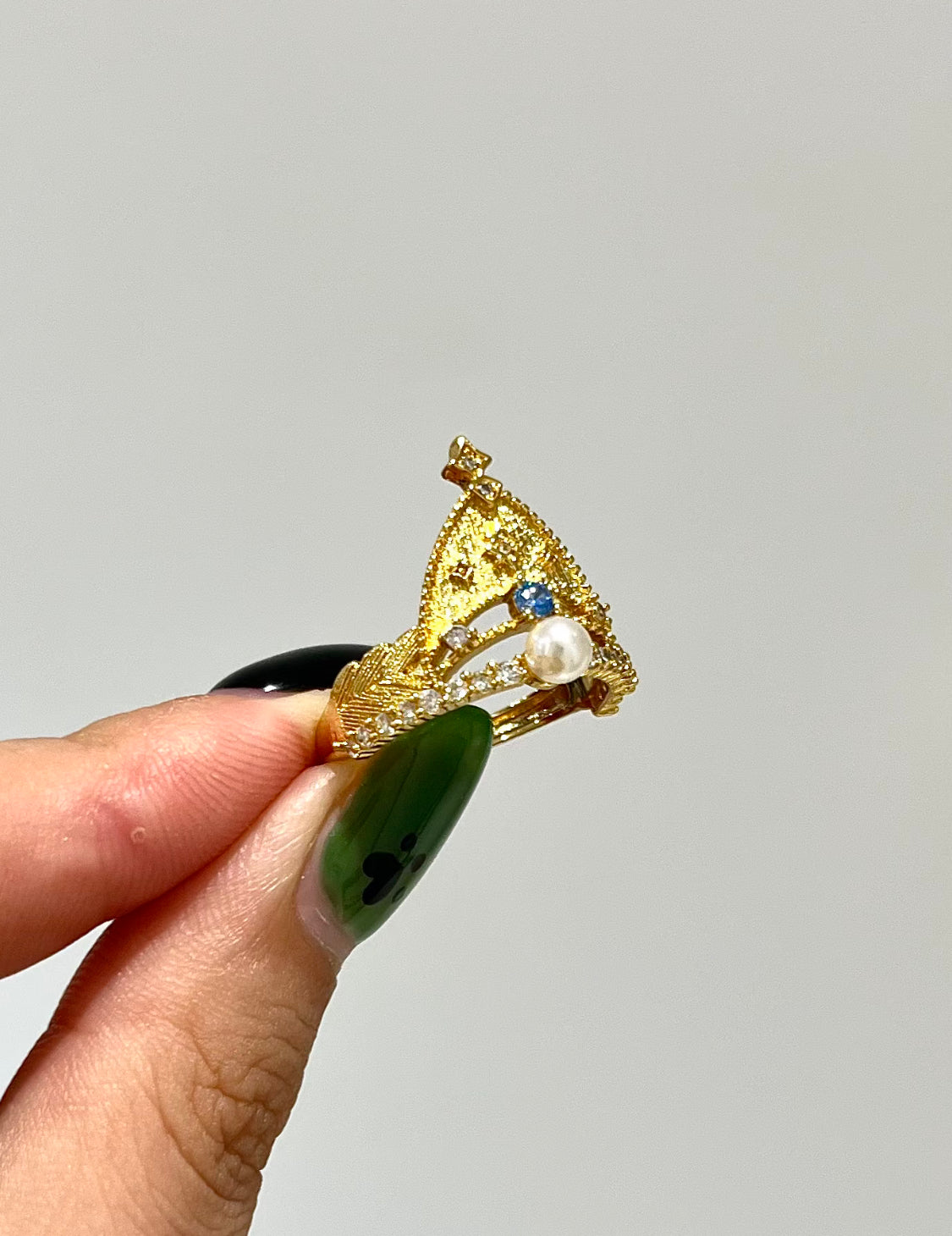 Azure Queen’s Crown Ring