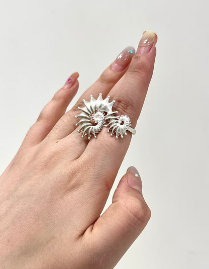 Nautilus Spiral Ring