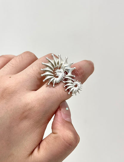 Nautilus Spiral Ring