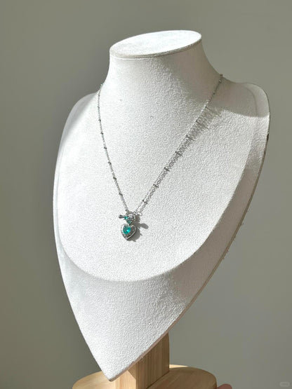 Sparkling Love Knot Necklace