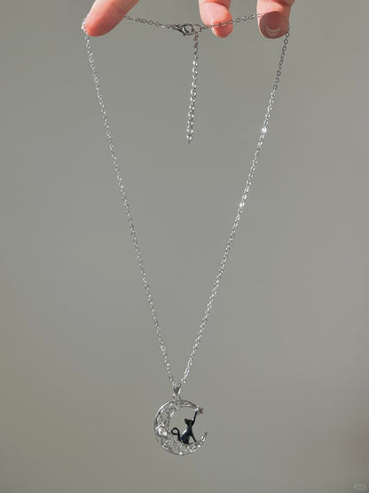 Bohemian Kitty Fiber Necklace