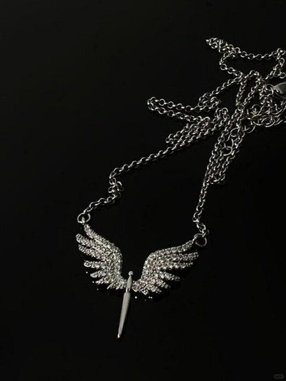 Winged Dagger Necklace