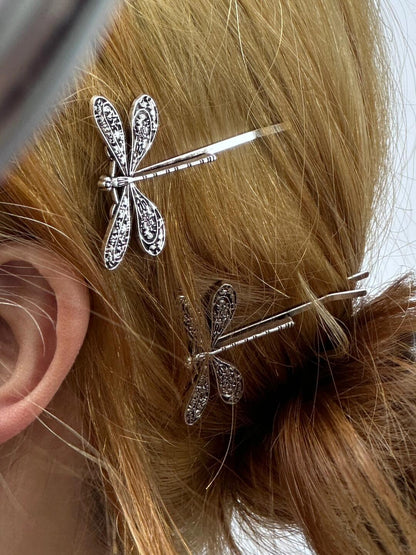Twilight Dragonfly Hair Clips