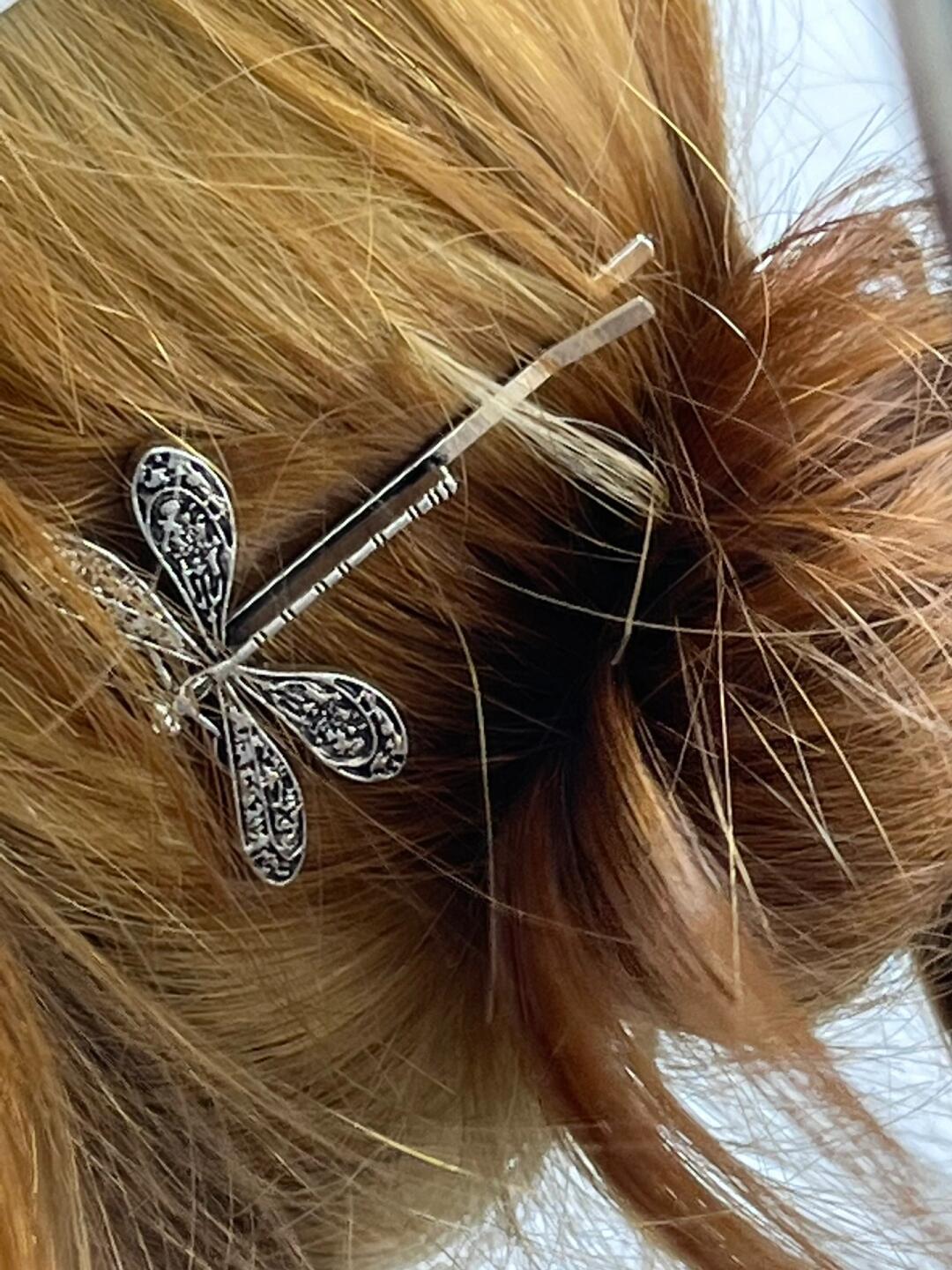 Twilight Dragonfly Hair Clips