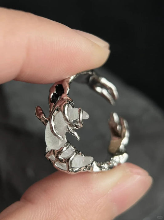 Irregular Orb Adjustable Ring