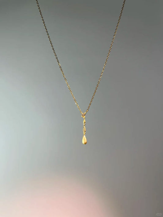 Azure Rhinestone Flight Necklace