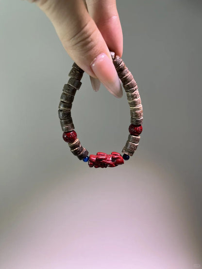 Earth & Dragon Agarwood Bracelet