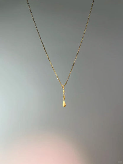 Azure Rhinestone Flight Necklace