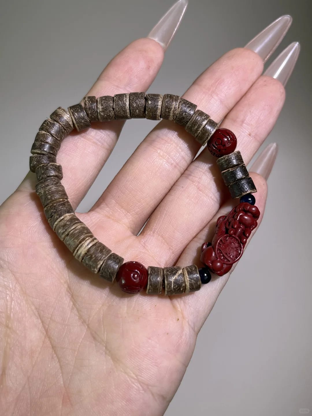 Earth & Dragon Agarwood Bracelet