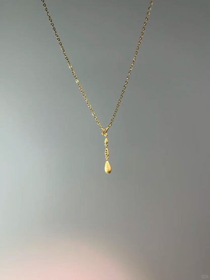 Azure Rhinestone Flight Necklace