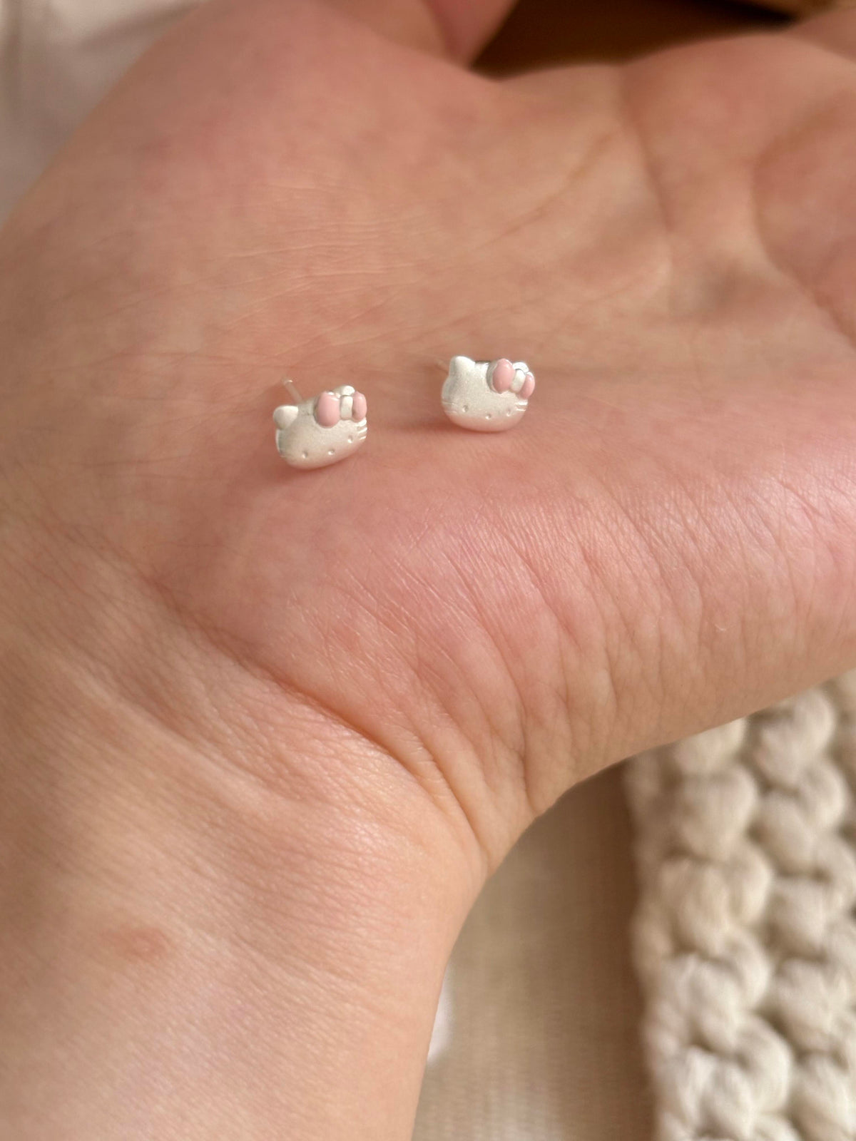 Little Kitty Face Studs