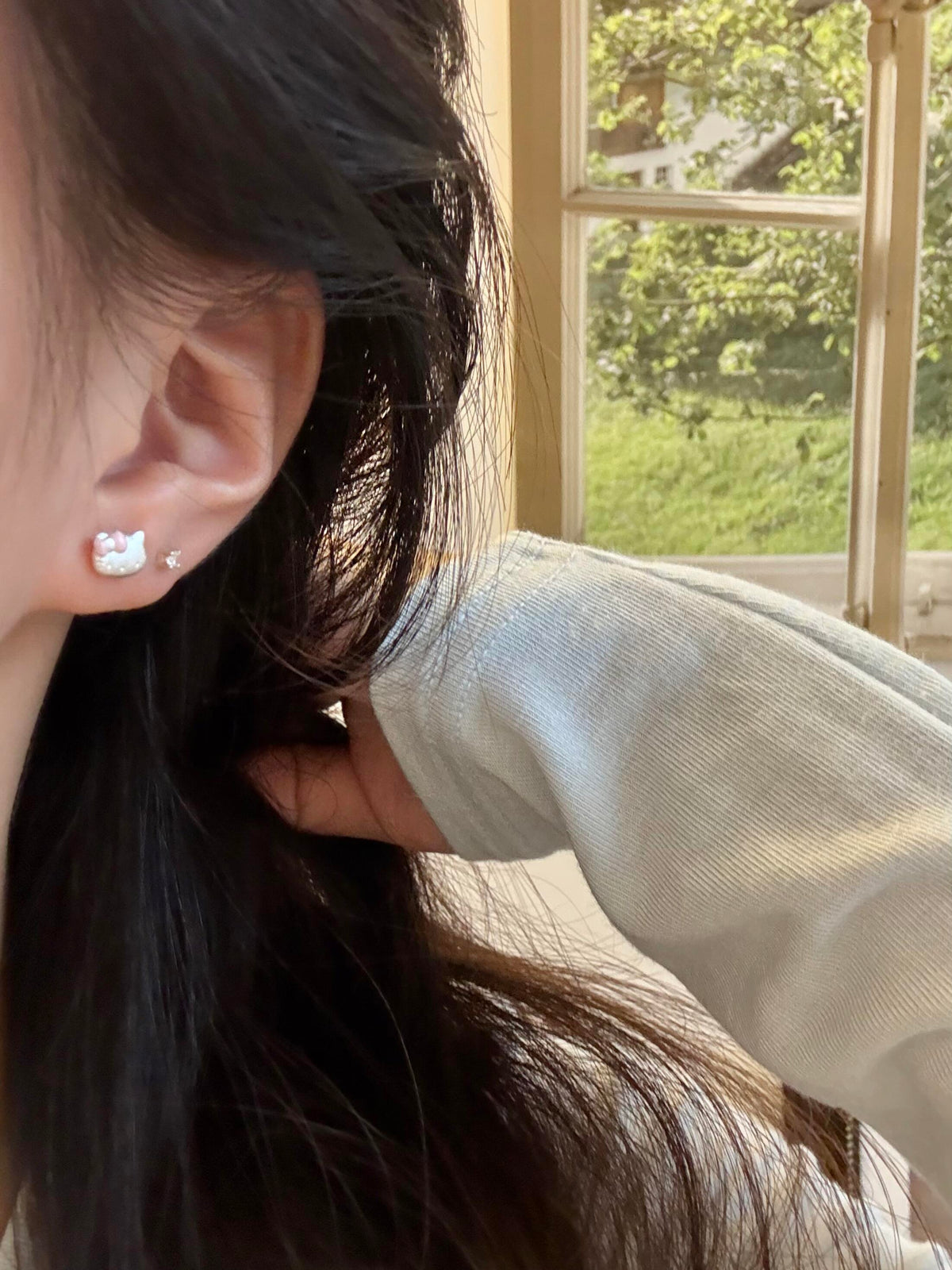 Little Kitty Face Studs