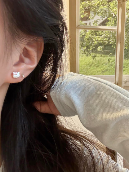 Little Kitty Face Studs