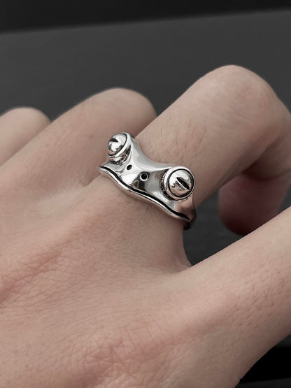 Silver Froggy Ring