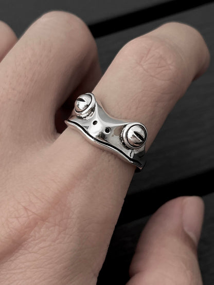 Silver Froggy Ring