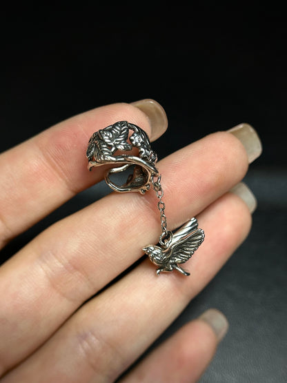 Sparrow Dangle Ear Cuff