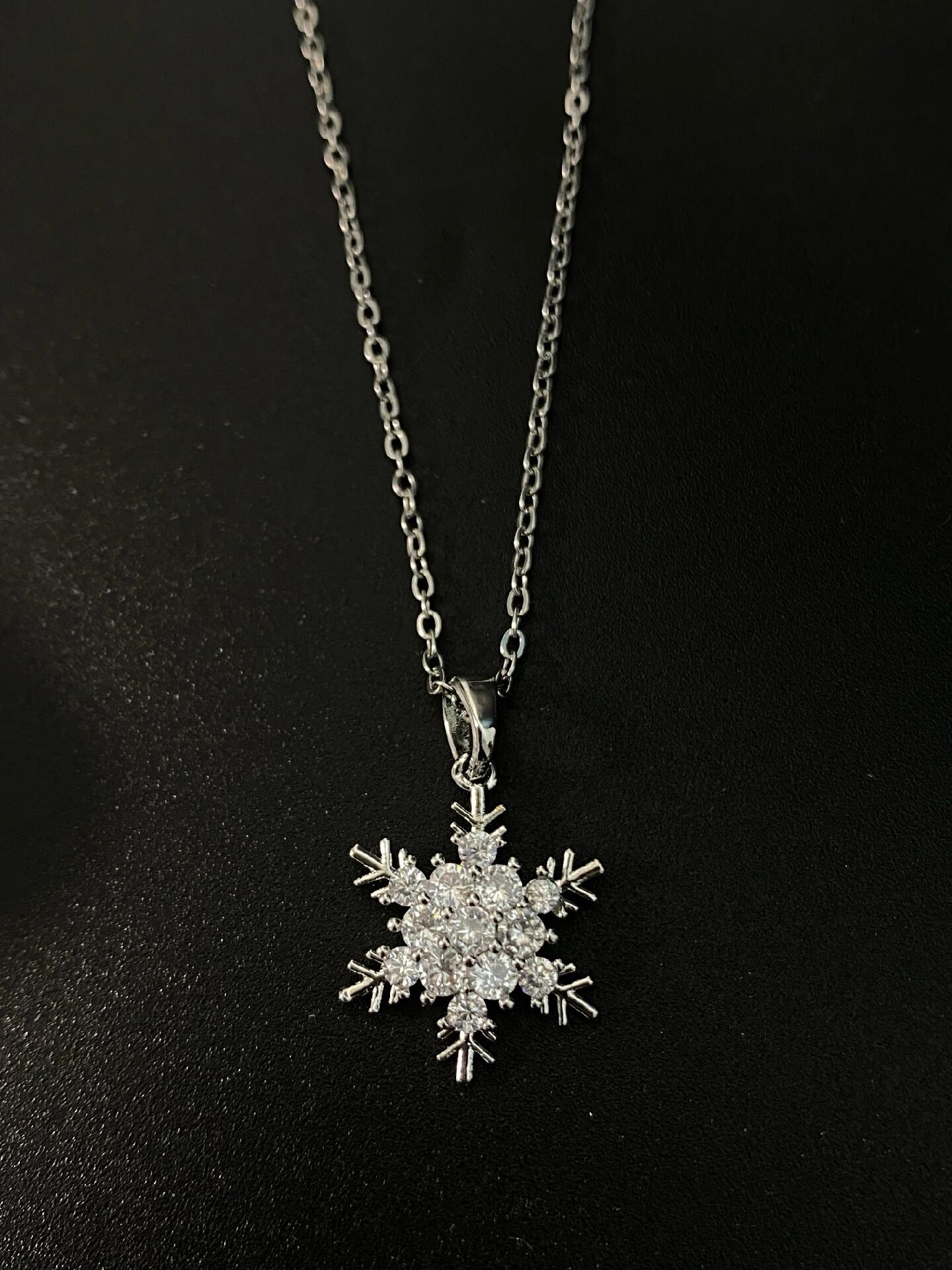 Crystal Snowflake Necklace