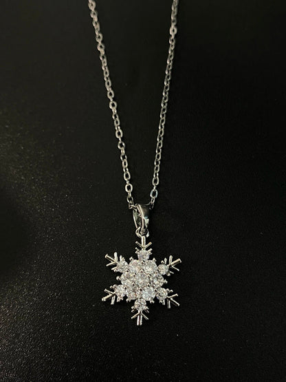 Crystal Snowflake Necklace