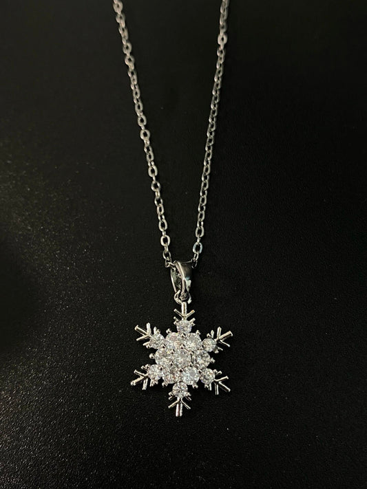 Crystal Snowflake Necklace