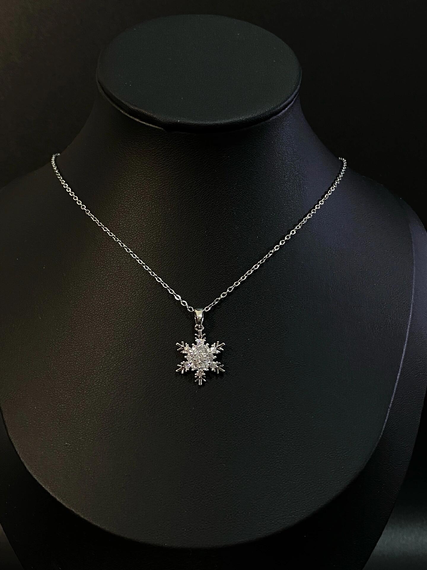 Crystal Snowflake Necklace