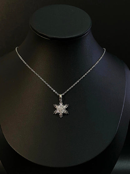 Crystal Snowflake Necklace