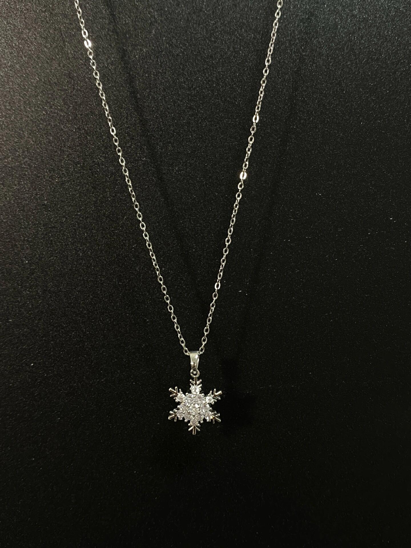 Crystal Snowflake Necklace