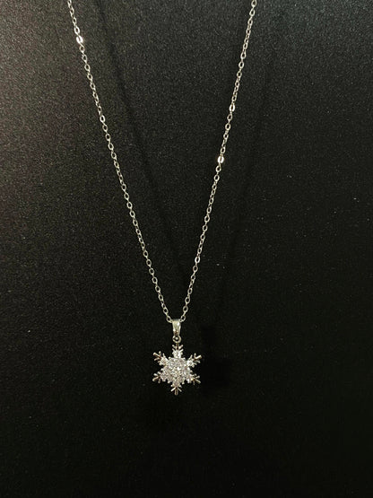 Crystal Snowflake Necklace