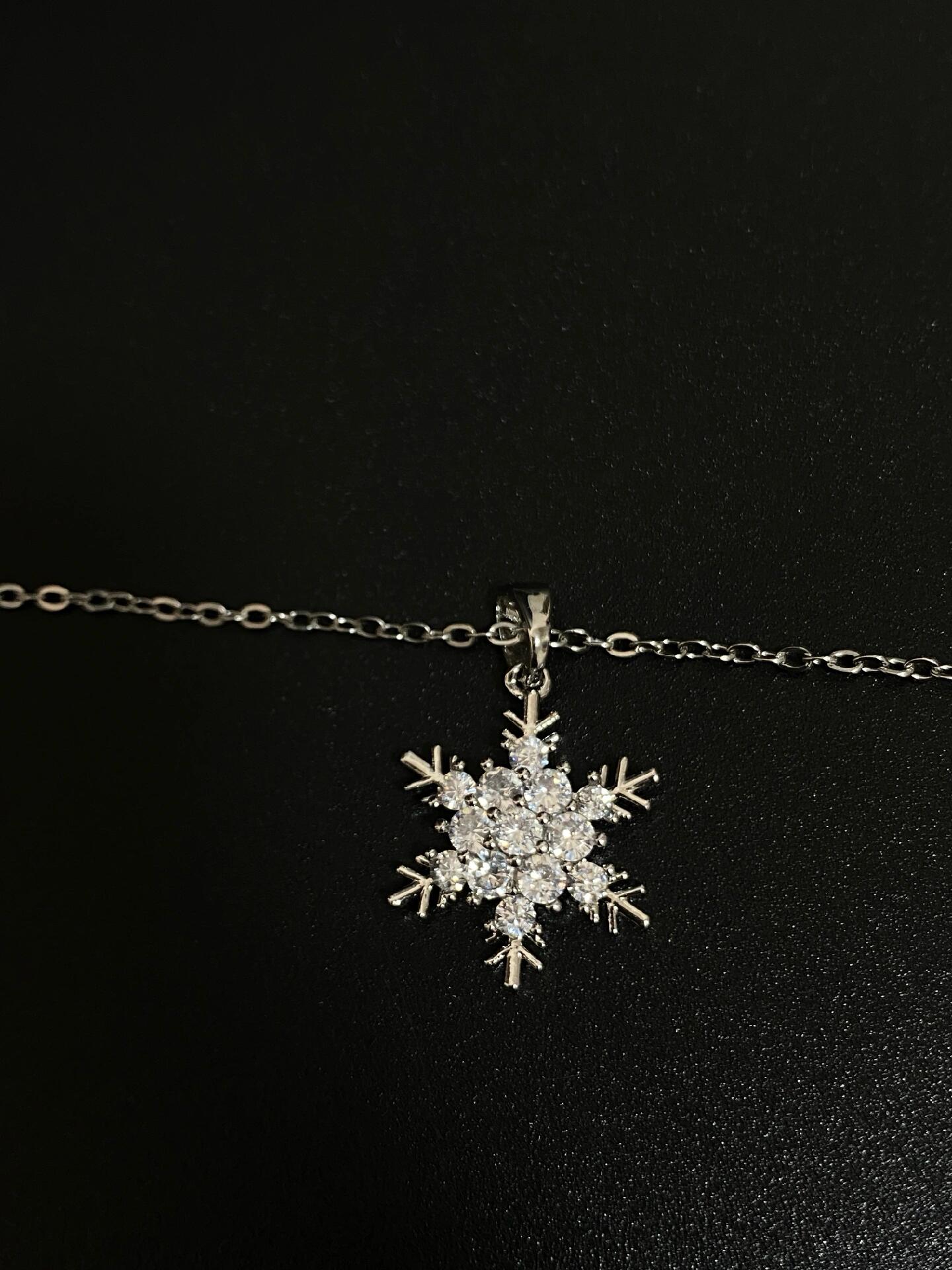 Crystal Snowflake Necklace