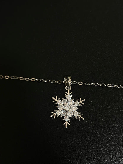 Crystal Snowflake Necklace
