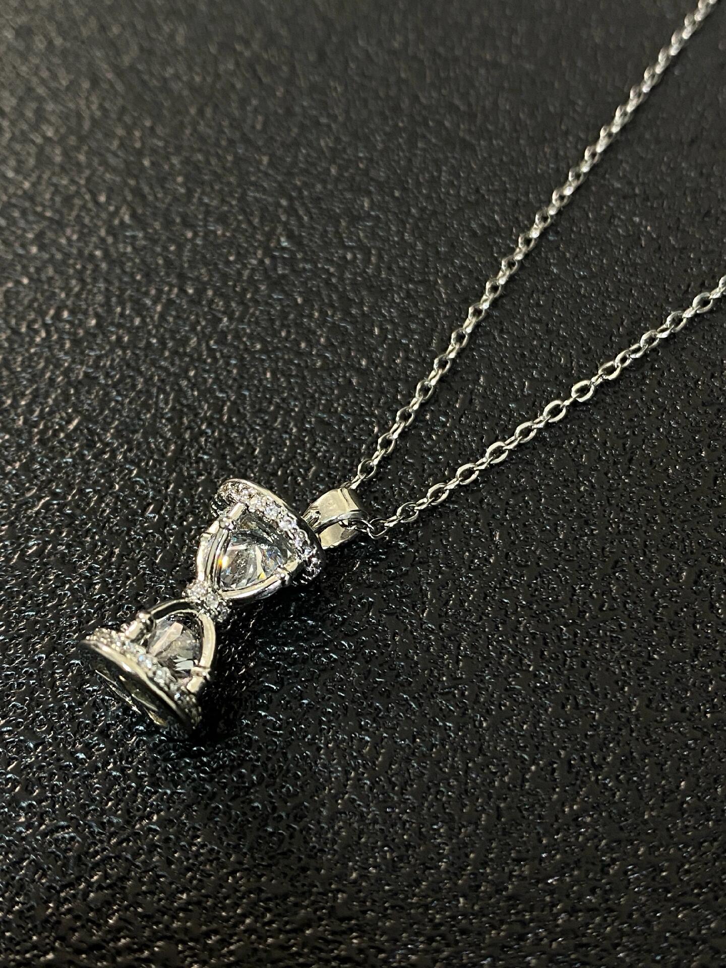 Vintage Hourglass Necklace