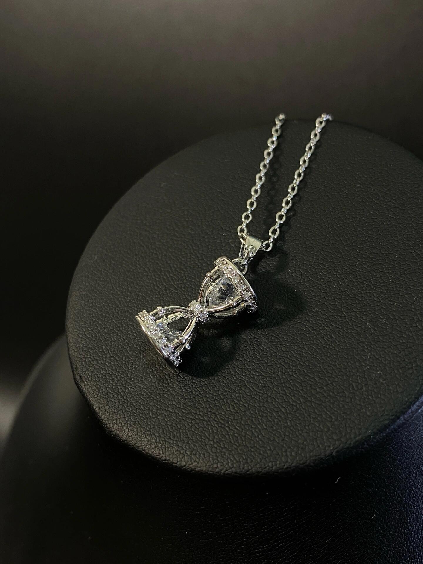 Vintage Hourglass Necklace