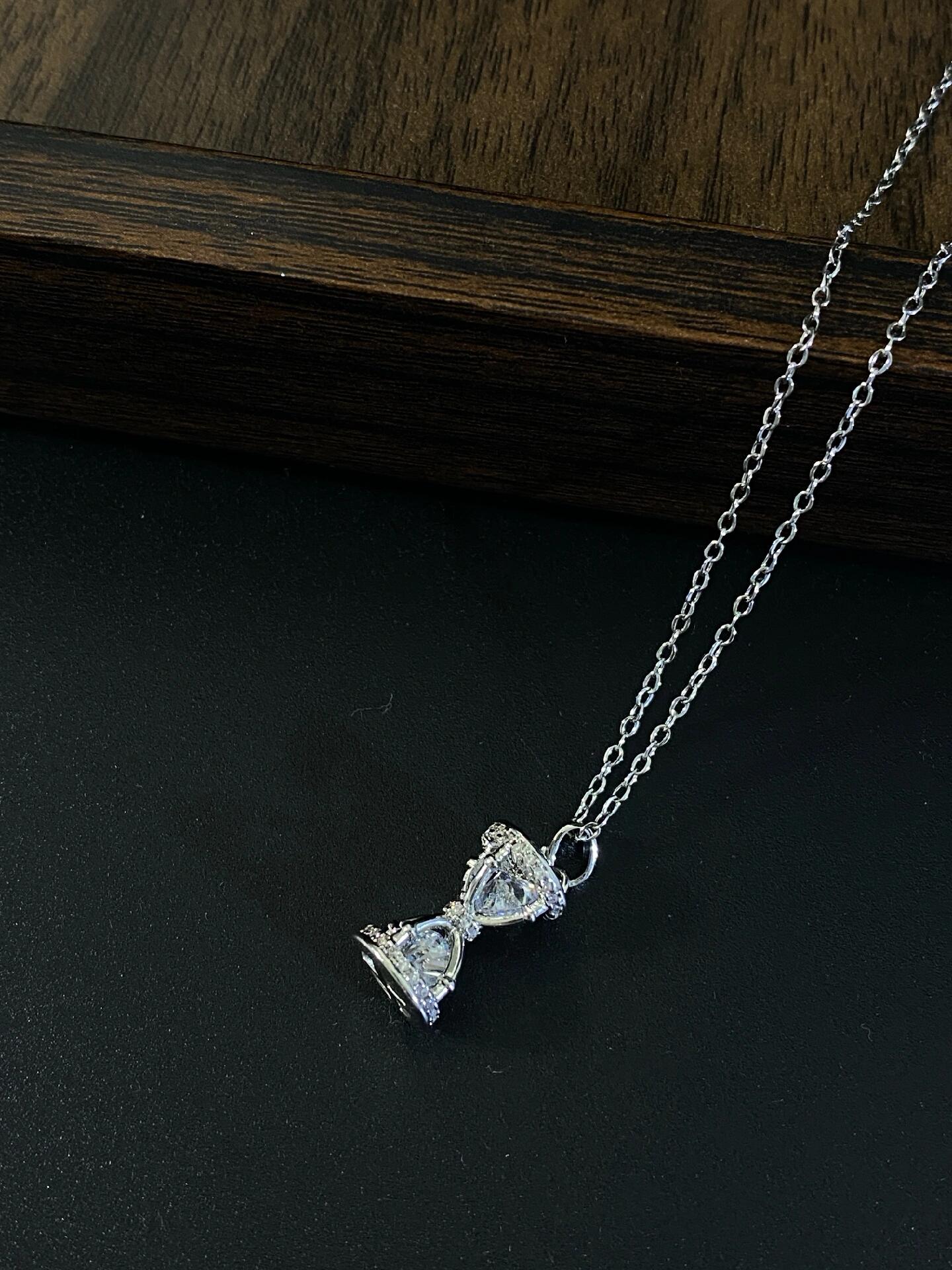Vintage Hourglass Necklace