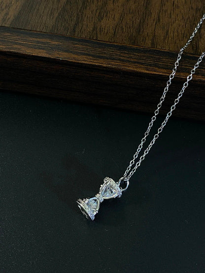 Vintage Hourglass Necklace