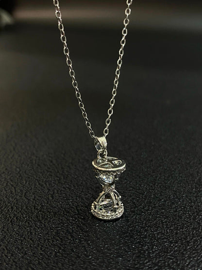 Vintage Hourglass Necklace